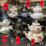 کتری قوری لعابی در الماسی