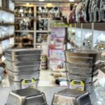 لگن و آبکش مربعی یونیک