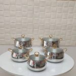 سرویس قابلمه ۱۰ پارچه کاسیو براق