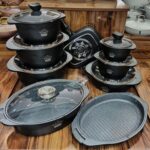 سرویس قابلمه ۱۷ پارچه چدن ویتنبرگ
