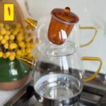 کتری قوری های پیرکس korkmaz