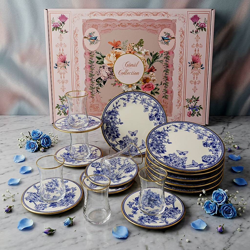 سرویس پذیرایی ۱۸ پارچه گونول ترکیه
