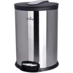 سطل زباله استیل یونیک مدل UN-4430 ظرفیت ۱۶ لیتر آرام بند