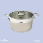 قابلمه تک استیل سایز 28 (فلت) یونیک کد UN-9908