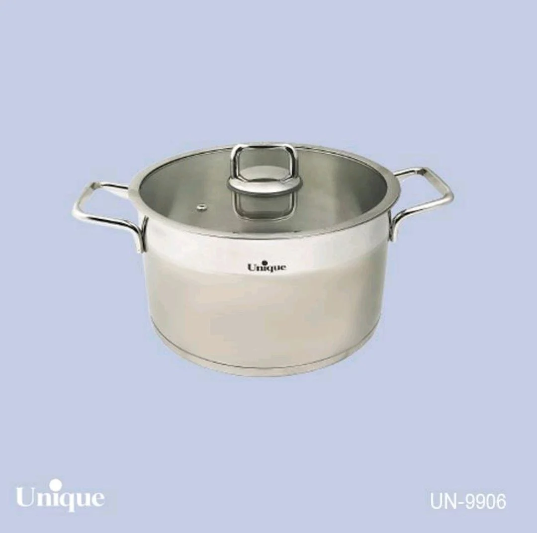 قابلمه تک استیل سایز 24 (فلت) یونیک کد UN-9906