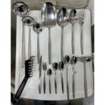سرویس قاشق و چنگال 24 نفره 144 پارچه یونیک استیل 18/10