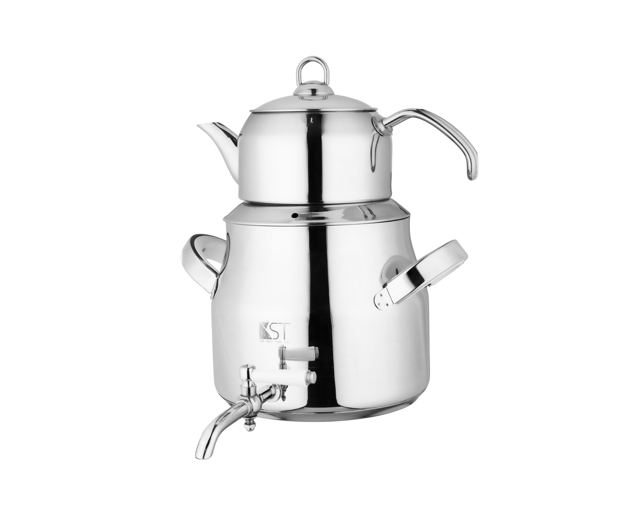 ست کتری و قوری کی اس تی مدل 4060C با گنجایش 5.5 لیتر