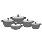 سرویس قابلمه و تابه گرانیت 10 پارچه زیو 8690